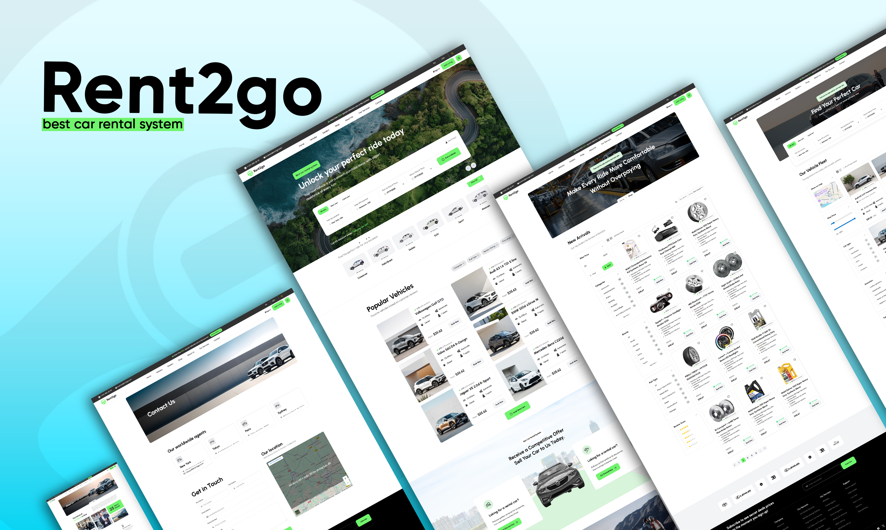 Car Rental Website Portfolio