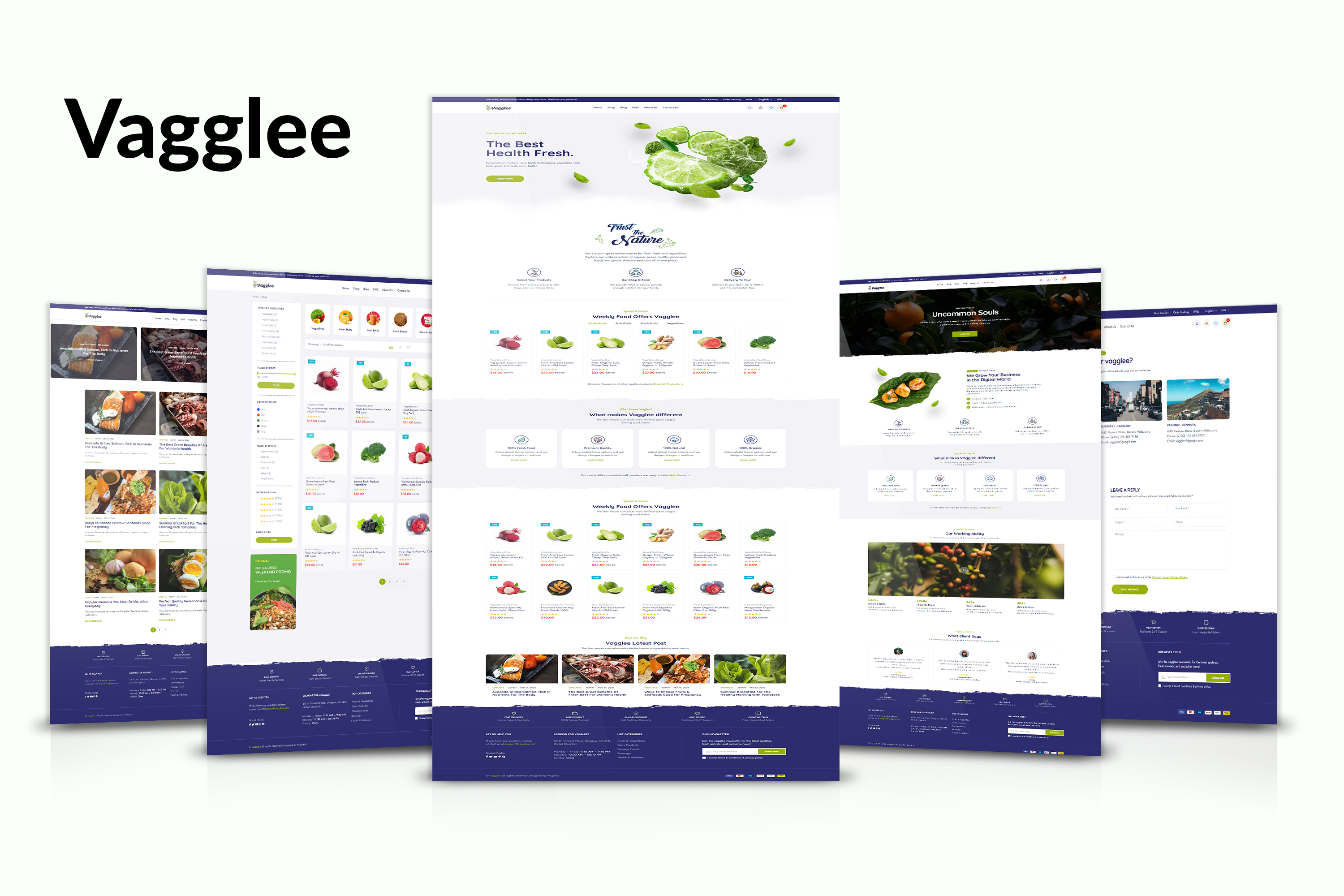 Food E-commerce Website Portfolio