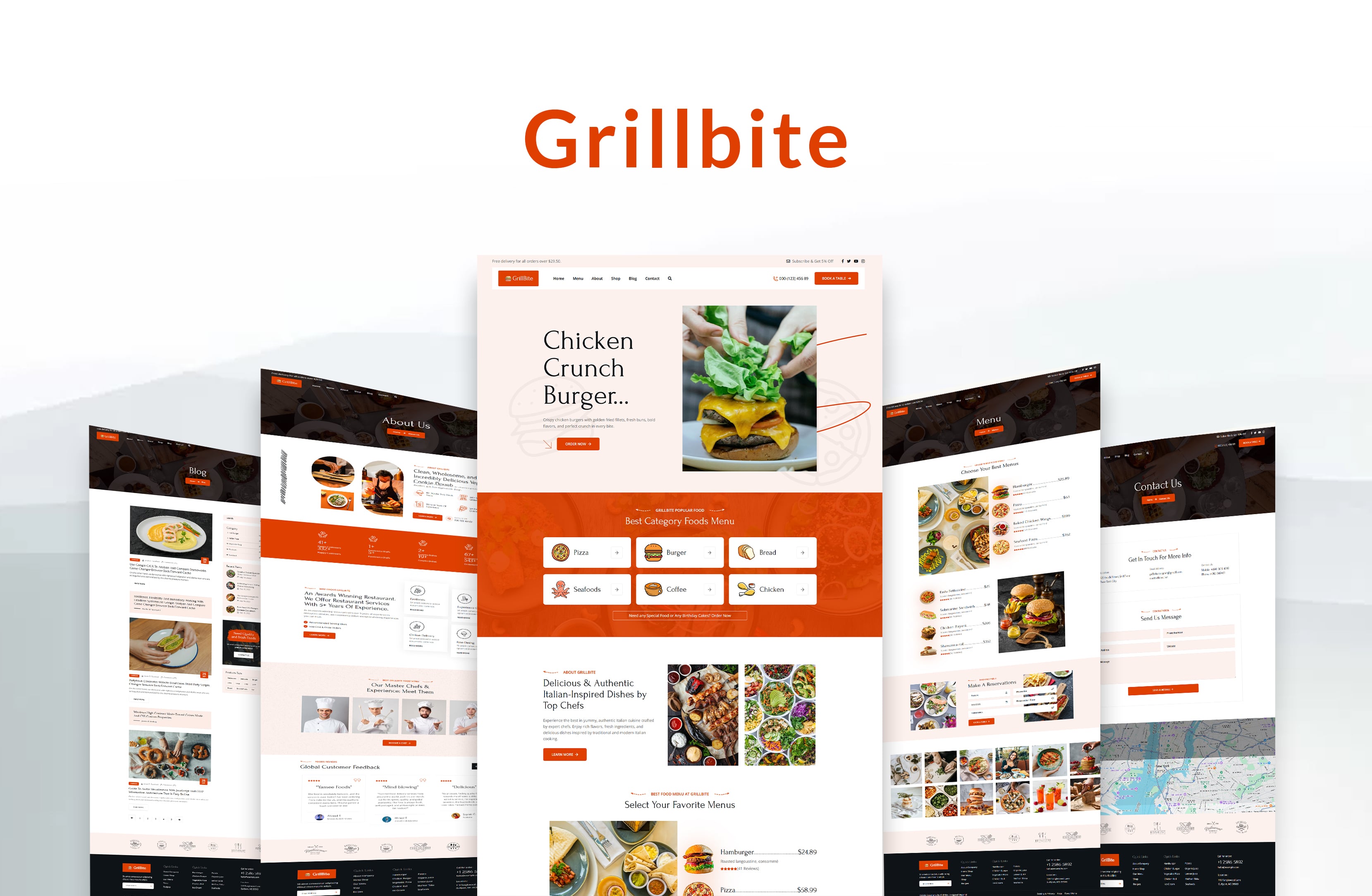 Restaurant Website Portfolio